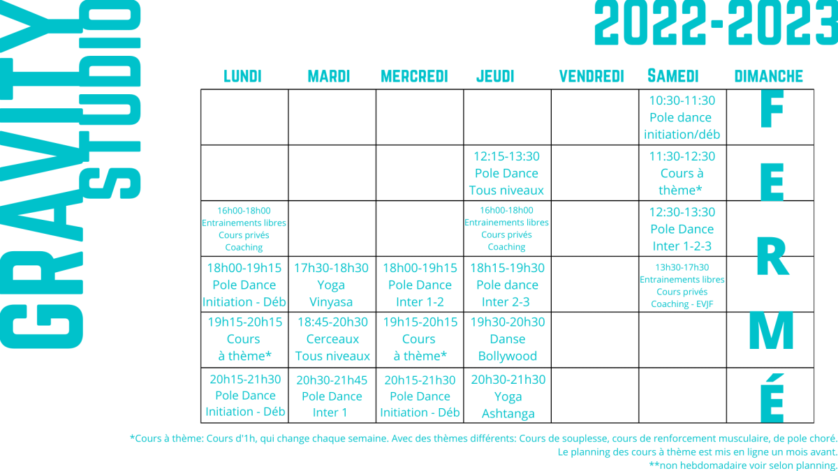 planning gravity studio